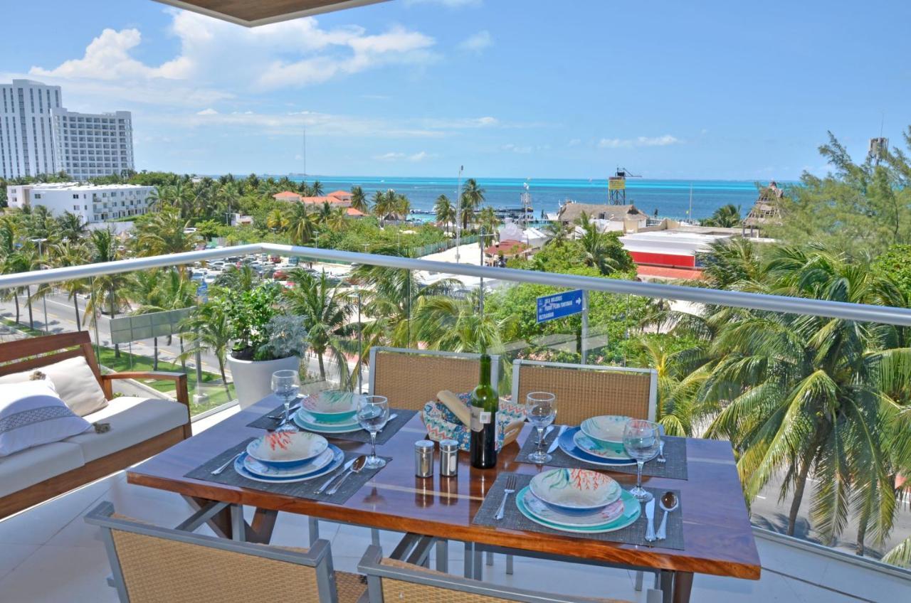 Takh Sea View Apartment Cancún Exterior foto